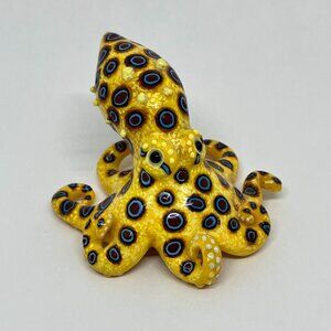 Blue-Ringed Octopus Hand Made Poly Resin Figurine